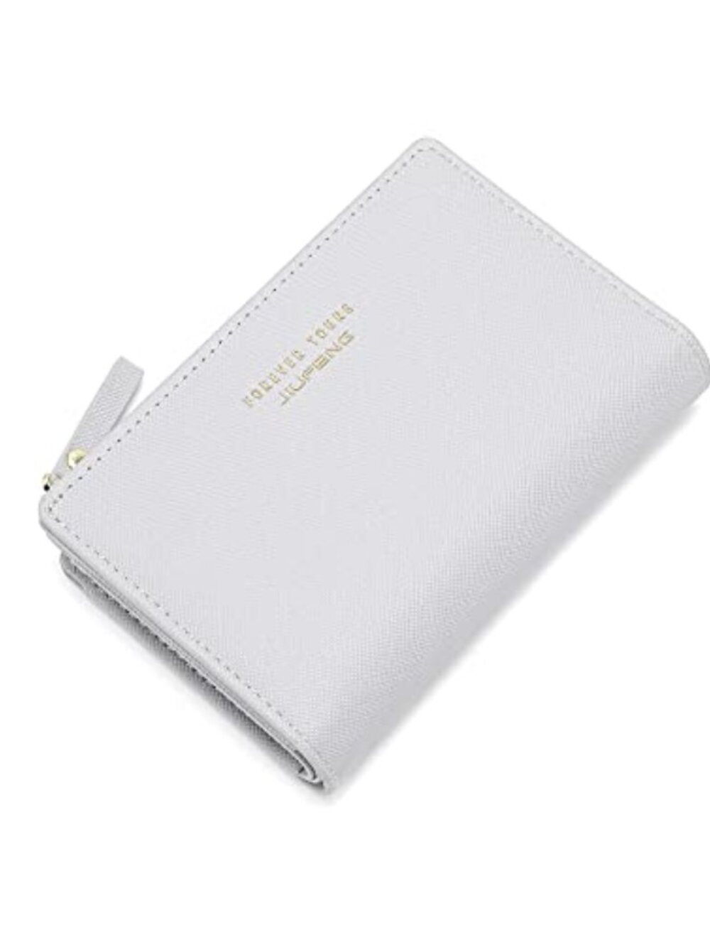 RFID Blocking Bifold Wallet PU Leather 11 Card Slots Zip Coin Pocket